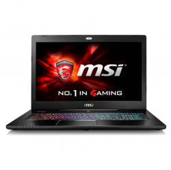 Laptop MSI GS72 6QE (Ghost) 432XVN Stealth Pro (Black)- Backlight Multicolor LED KB